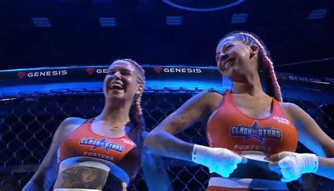 fighter flashes crowd after victory|Aussie fighter flashes crowd with her breasts after STUNNING。